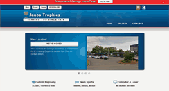 Desktop Screenshot of janostrophies.com